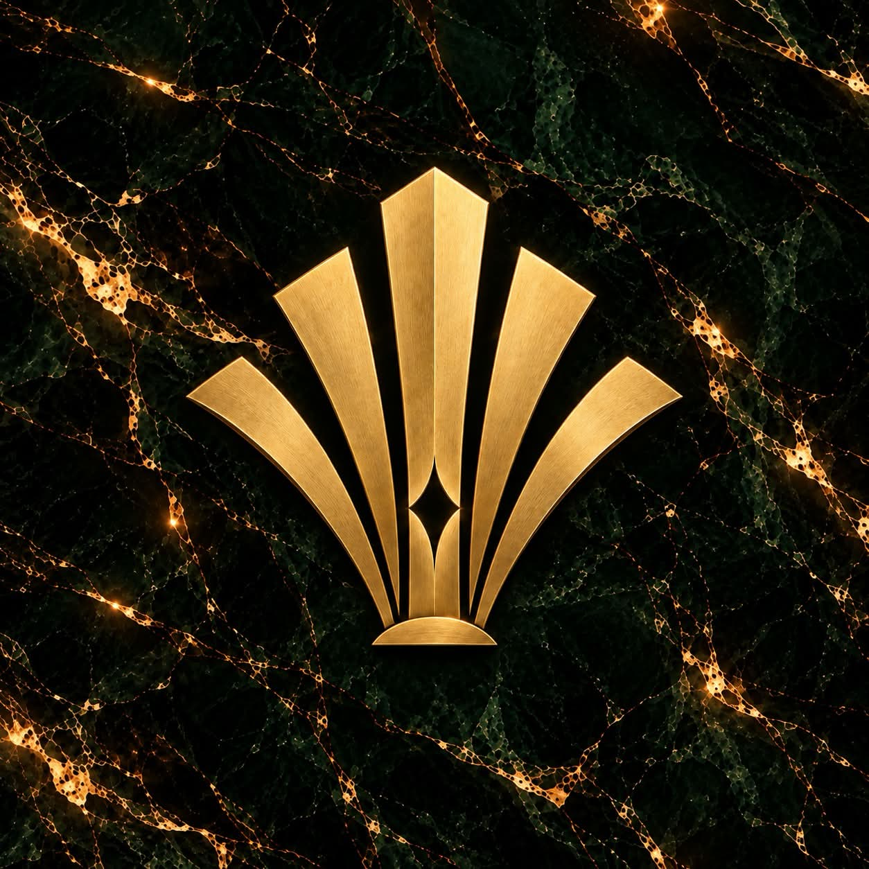 The Bourse Chapman gold emblem